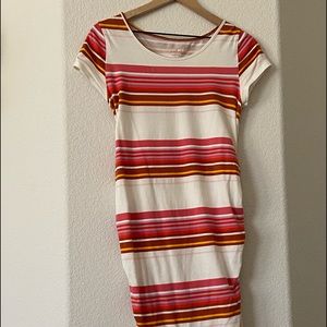 Colorful maternity dress